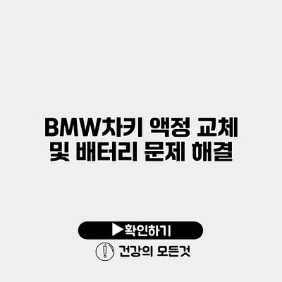 BMW차키 액정 교체 및 배터리 문제 해결